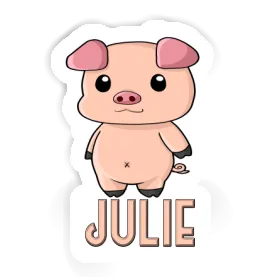 Julie Sticker Piglet Image