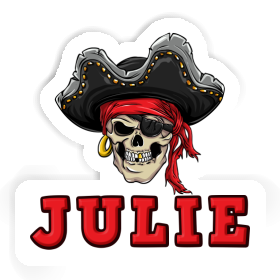 Julie Sticker Pirate-Skull Image