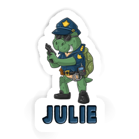 Julie Sticker Police Officer Image