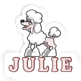 Sticker Julie Poodle Image