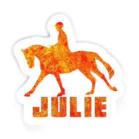 Julie Sticker Horse Rider Image