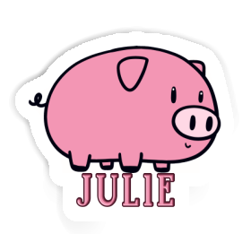 Julie Sticker Pig Image