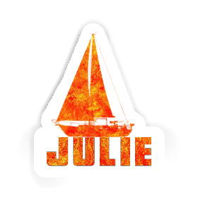 Sticker Julie Sailboat Image