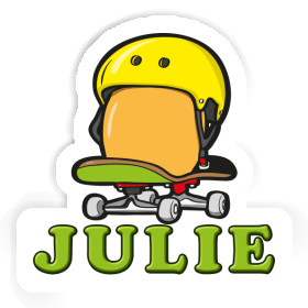 Skateboard Egg Sticker Julie Image