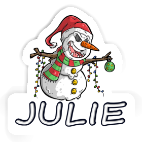 Julie Sticker Snowman Image