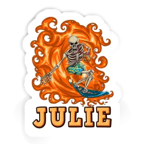 Sticker Julie Surfer Image