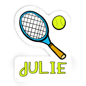 Julie Aufkleber Tennisschläger Image