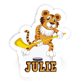 Ice-Hockey Player Sticker Julie Image