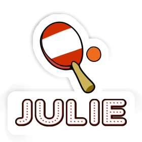 Table Tennis Paddle Sticker Julie Image