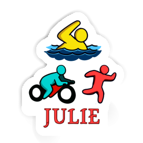 Sticker Julie Triathlete Image