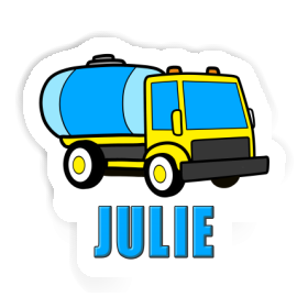 Julie Sticker Water Truck Image