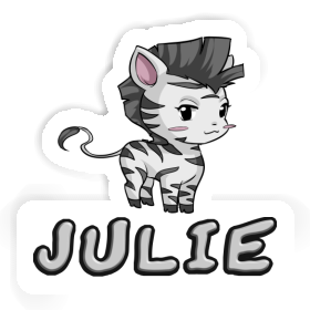 Julie Sticker Zebra Image