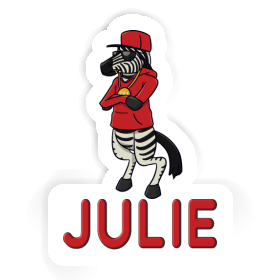 Julie Sticker Zebra Image