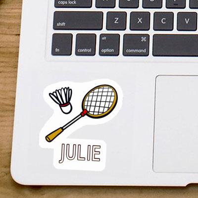 Autocollant Julie Raquette de badminton Laptop Image