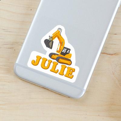 Julie Sticker Excavator Image