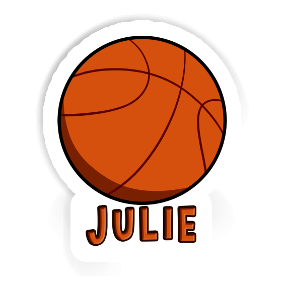 Sticker Julie Basketball Notebook Image