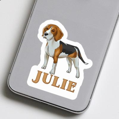 Julie Sticker Beagle Laptop Image