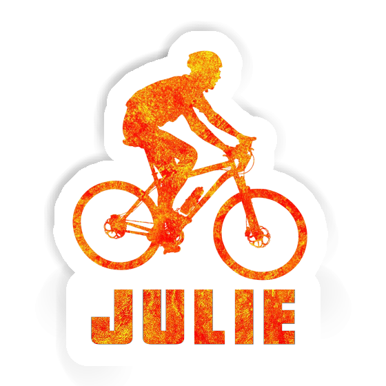 Sticker Biker Julie Laptop Image