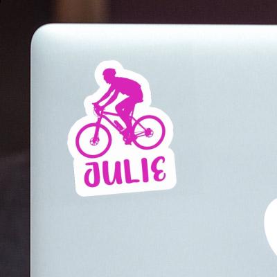 Biker Sticker Julie Laptop Image