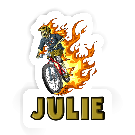 Sticker Julie Mountainbiker Notebook Image