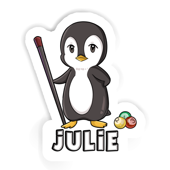 Billiards Player Sticker Julie Gift package Image