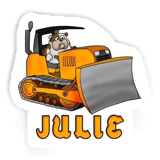 Autocollant Julie Bulldozer Gift package Image