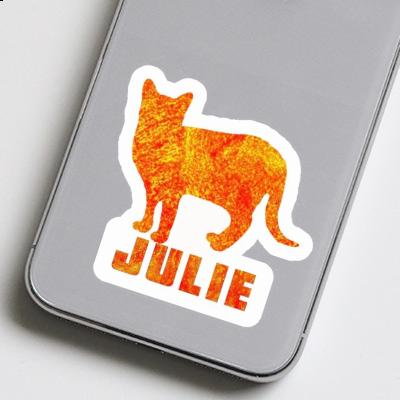 Cat Sticker Julie Notebook Image