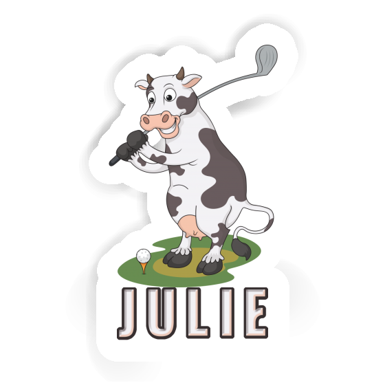 Sticker Julie Golf Cow Image