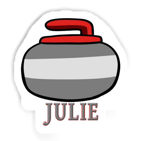 Sticker Julie Curling Stone Notebook Image