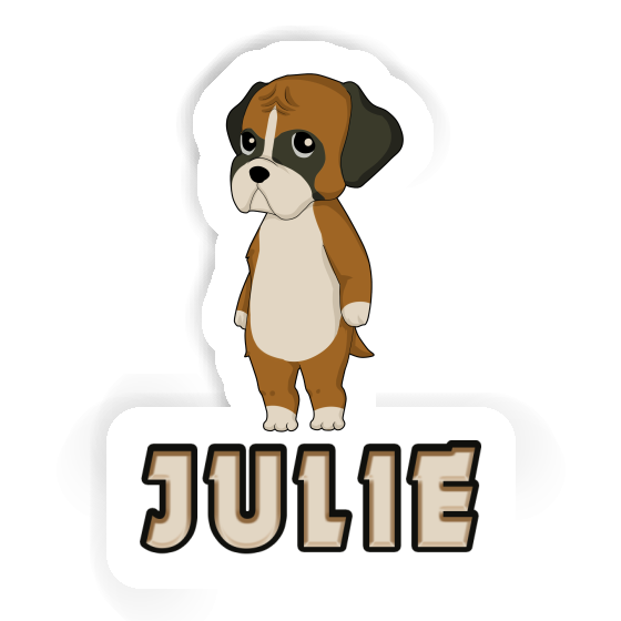 Boxer Sticker Julie Gift package Image