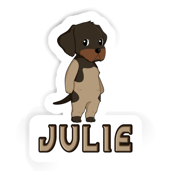 Julie Sticker German Wirehaired Gift package Image