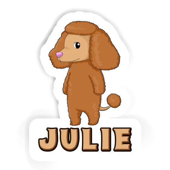 Sticker Julie Poodle Gift package Image