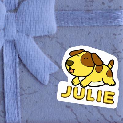 Julie Sticker Dog Laptop Image