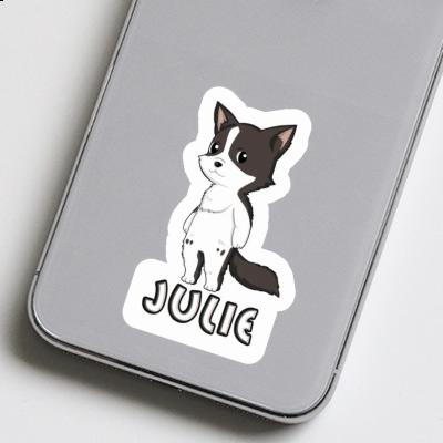 Sticker Border Collie Julie Notebook Image