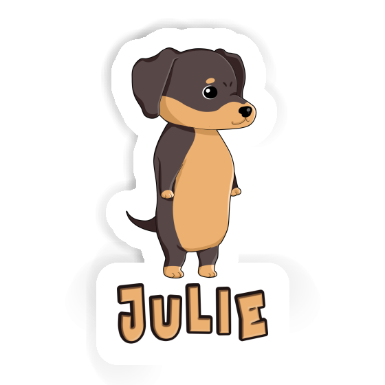 Sticker Dachshund Julie Gift package Image