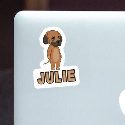 Julie Sticker German Mastiff Notebook Image