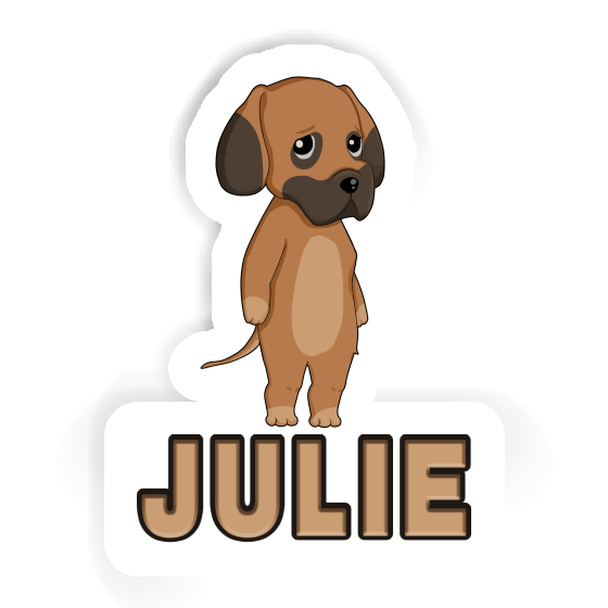 Julie Sticker German Mastiff Image