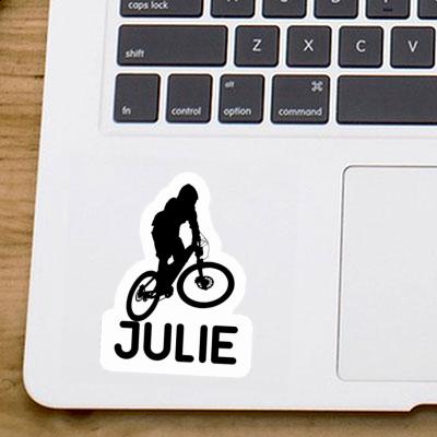 Sticker Downhiller Julie Laptop Image