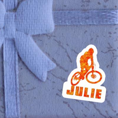 Julie Sticker Downhiller Laptop Image