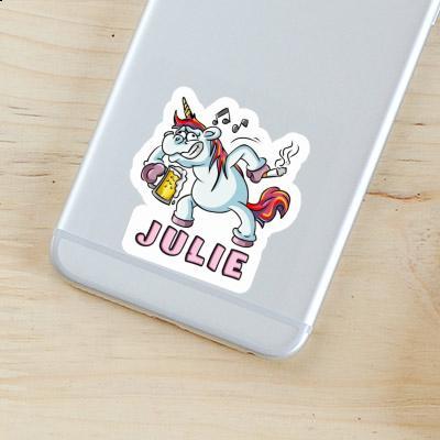 Julie Sticker Party Unicorn Notebook Image