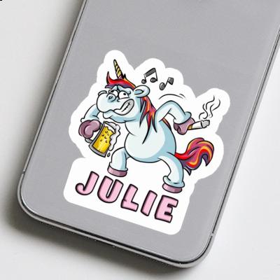 Julie Sticker Party Unicorn Image