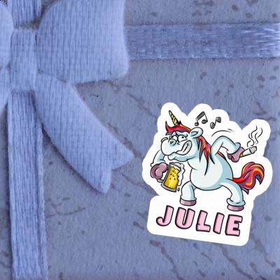 Julie Sticker Party Unicorn Image