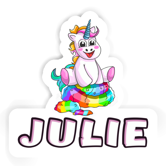 Julie Sticker Baby-Unicorn Notebook Image