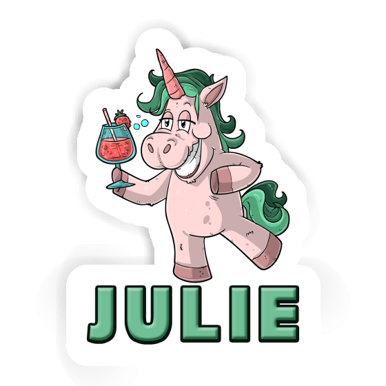 Sticker Party Unicorn Julie Notebook Image