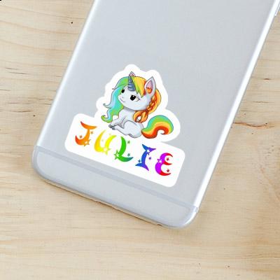 Sticker Unicorn Julie Notebook Image