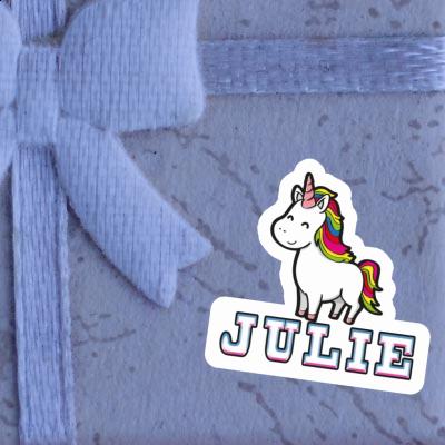 Julie Sticker Einhorn Laptop Image