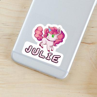 Sticker Julie Unicorn Notebook Image