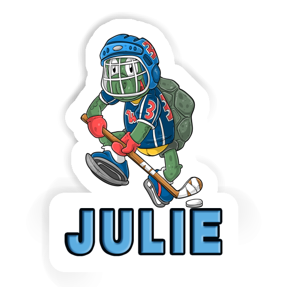 Julie Sticker Hockeyspieler Notebook Image