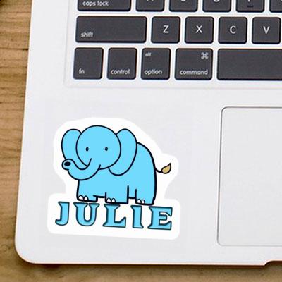 Julie Sticker Elephant Laptop Image