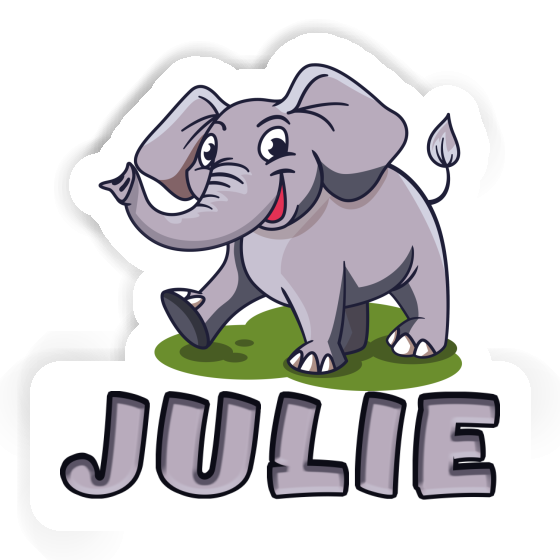 Sticker Elephant Julie Laptop Image